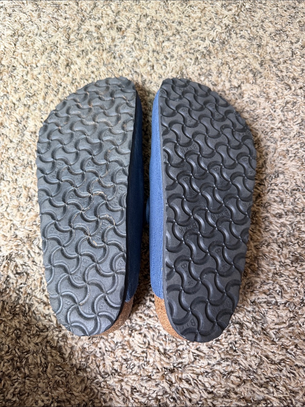 Birkenstock Suede/Corduroy Boston Clog - Navy Sz 41 - Picture 4 of 5